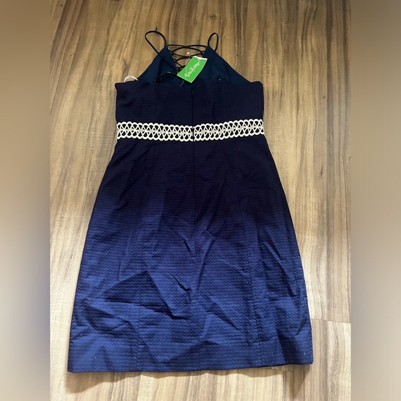 NWT Lilly Pulitzer Trista Dress in Navy - Picture 7 of 7
